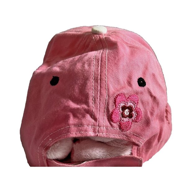 Tweety Hat Cap Strap Back Pink Looney Tunes Embroidered Cartoon Flower Womens - Picture 5 of 7
